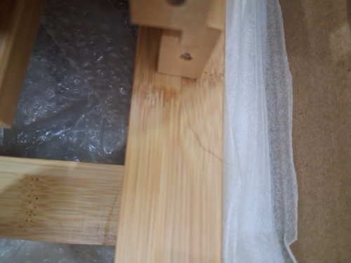 3-Tier Adjustable Over the Toilet Storage - 33lb max per shelf - 67" X 24" - BAMBOO (MODEL: opx-bts170n) image 4