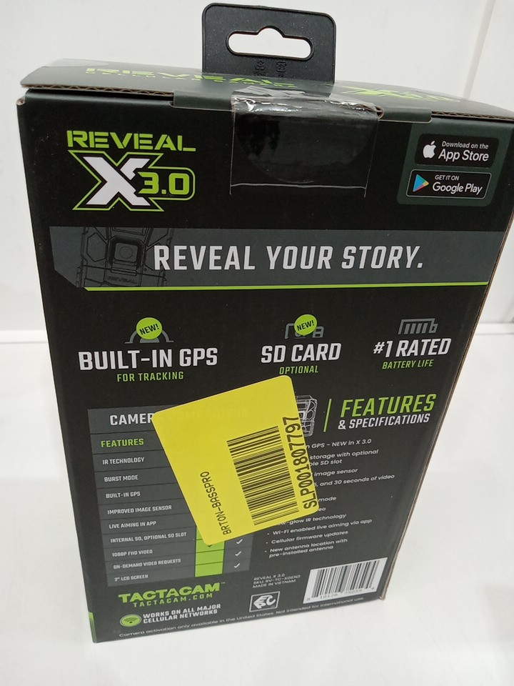 Tactacam Reveal X Gen 3.0 LTE Cellular Trail Camera WITH 8gb INTERNAL storage & 1080p FHD Video - works with USA CELLULAR PROVIDERS, APP & LOCALLY WITH SD CARD *NOT INCLUDED* - brown (model: rv-tc-xgen3) image 3