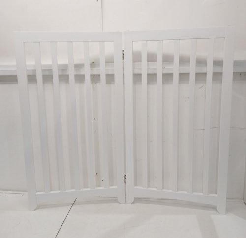 Yaheetech Puppy Playpen Safety Gate - 2 PANEL - 3ft - WHITE (MODEL:593200) image 3