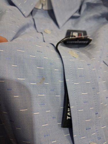 Men's Kirkland Signature Tailored Fit Dress Shirt -  LARGE, 16.5 - 34/35 - Blue (Style: 3918212) image 2