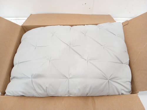 MELLOW PLOOF PILLOW - Standard 20" x 26" - grey/white image 4