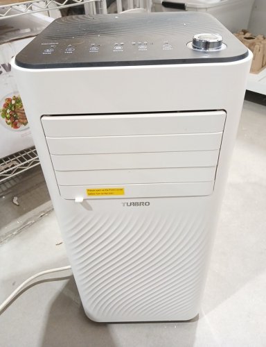 TURBRO Finnmark Portable Air Conditioner, Dehumidifier, and Fan with remote - 34" - 6000 BTU - 400SQ.FT - White (Model: FMP06AC) image 4