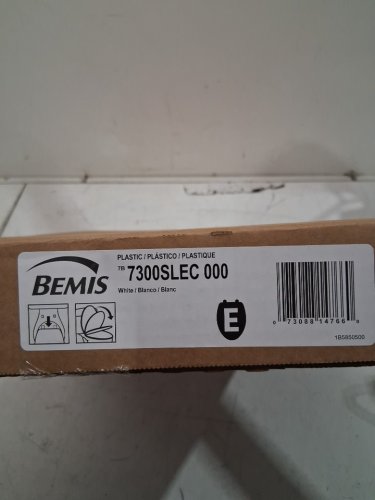 BEMIS slow close easy clean toilet seat - Elongated 18.5" - White - ( model: 7300SLEC 000 ) image 3