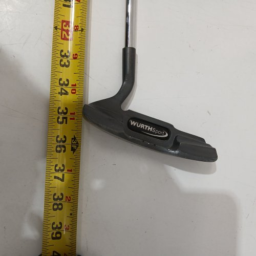wurthsport #2 golf club putter with zenergy super stroke grip, 35" - White, Black image 7