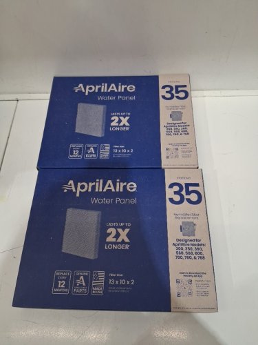 x2 AprilAire Humidifier water panel filter replacement - 13" x 10" x 2" (model: 35) image 2