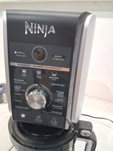 Ninja CREAMi Deluxe XL 11-in-1 Ice Cream & Frozen Treat Maker - Make Ice Cream, Sorbet, Gelato, Slushies, Frozen Drinks & More, Includes Container & XL 24oz Family-Size Container - Silver (MODEL: NC501C) image 9