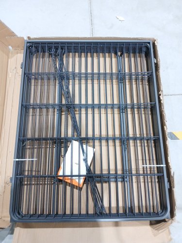 FEANDREA METAL PET EXERCISE PLAY PEN FENCE WITH SWINGING DOOR - 40" - BLACK - (MODEL:PPK81H) image 3