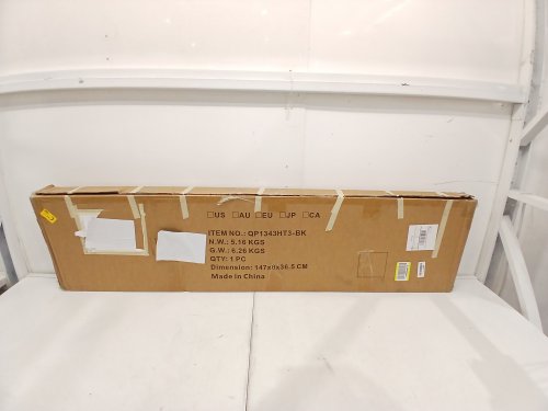 Foldable Ironing Board With Iron Rest and Hanger - 12" x 36" - Dark Grey image 2