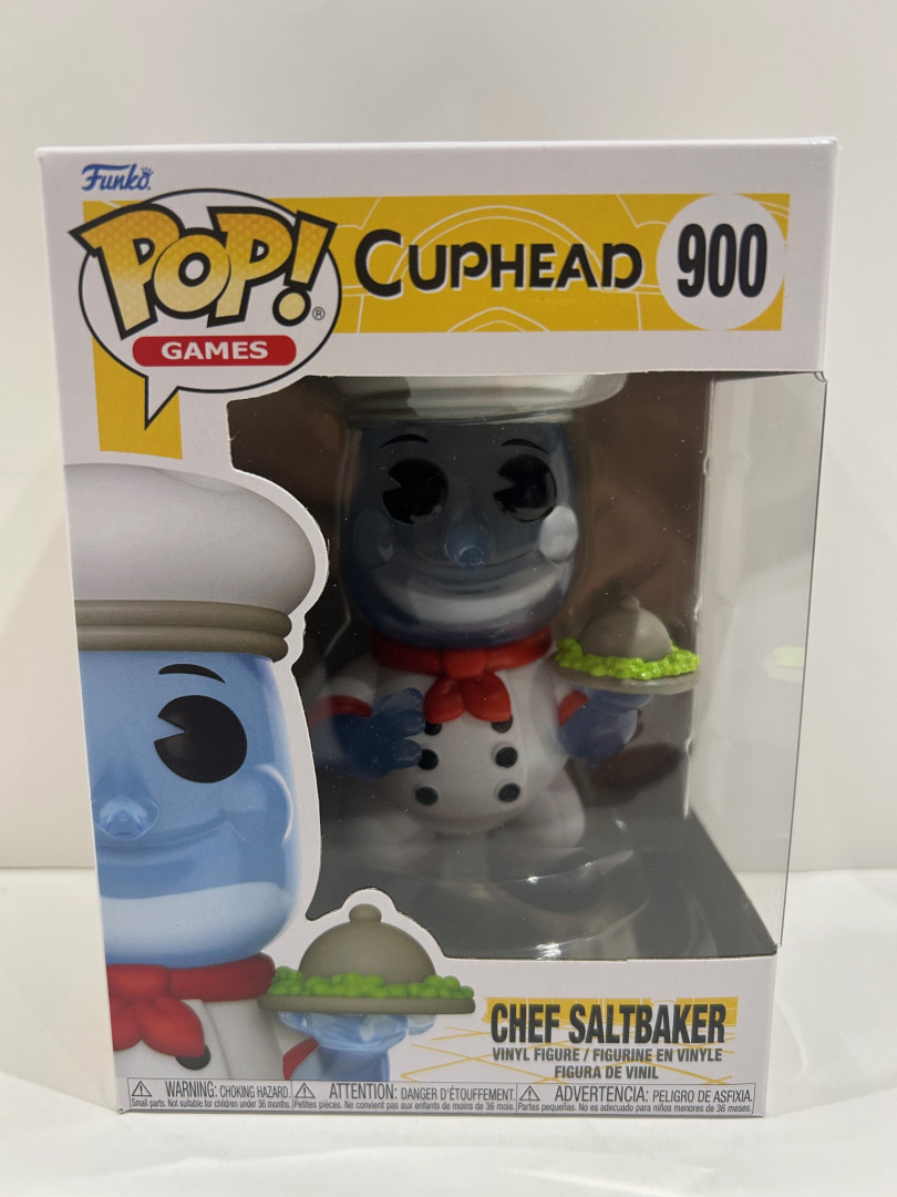 Funko pop! Games: cuphead - chef saltbaker vinyl figure (#900) image 2
