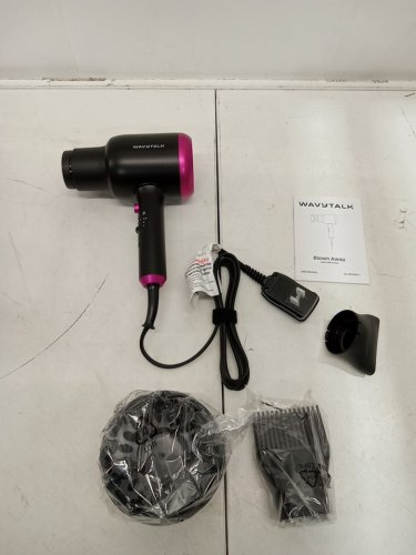 Wavytalk Fast Drying BLOW Dryer with Ceramic Technology & 3 Attachments - 1875W - BLACK/PINK (MODEL: QL-5917BDC-I) image 3