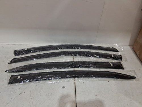 4pc KPY out channel rain guards deflector window visors - 2020 - 2024 Nissan sentra - Black (Model: 813126 ) image 3
