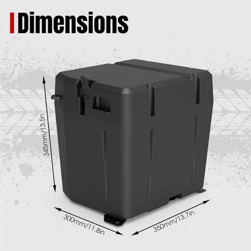 A & UTV PRO UNDERSEAT PASSENGER TOOL BOX - FITS 2018-2024 POLARIS RANGER XP 1000 - BLACK image 2
