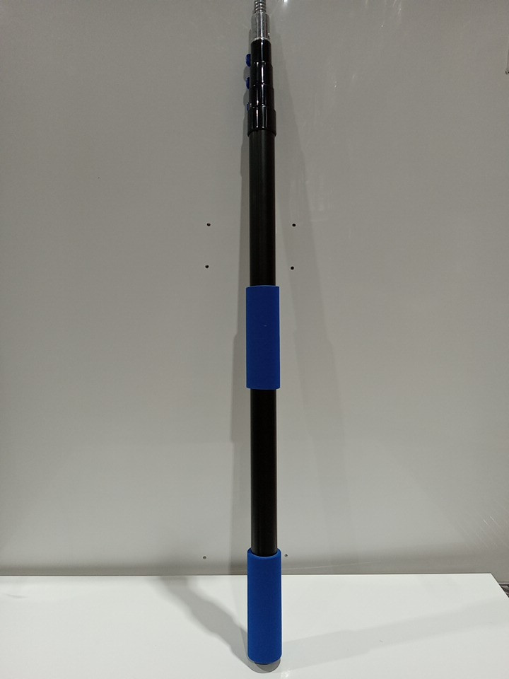 Telescopic aluminum Extension Pole with Universal Twist-on metal tip - adjustable: 5ft -11FT - blue/black image 4