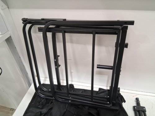 foldable portable trolley wagon cart - 28" x 18.5" - black (model: jy-102) image 5