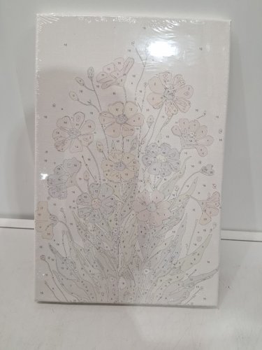 Camocin Framed flower Paint by Numbers Kit - 8” x 12” image 3