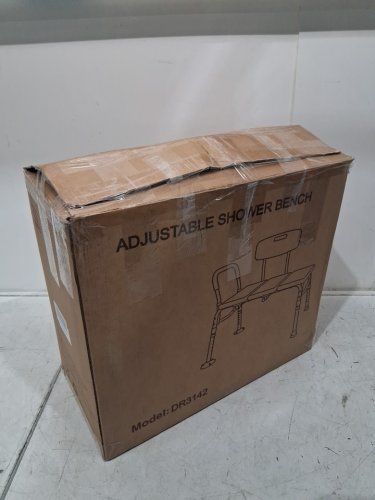 Careboda Tub Transfer Bench and Shower Chair - 400lbs max - grey (model: dr3142) image 2