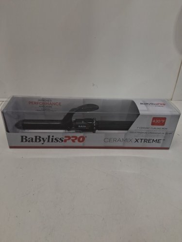 BABYLISSPRO CERAMIC CURLING IRON WITH SPRING HANDLE - 1" - BLACK (MODEL: BABC100SNC) image 3
