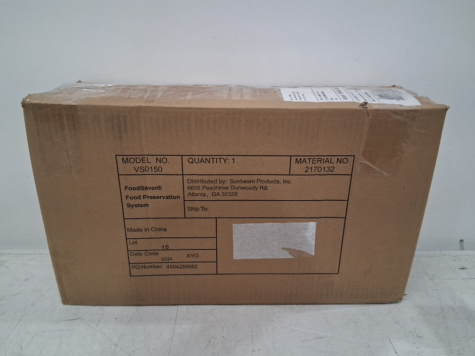FOODSAVER POWERVAC FOOD VACUUM SEALER - BLACK/STAINLESS STEEL (MODEL: VS0150) image 2