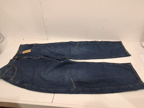 WOMEN'S LEVI'S Cinch Barrel Jeans - 32w x 31l - dark wash (style: PC9-003V5-0001) image 2