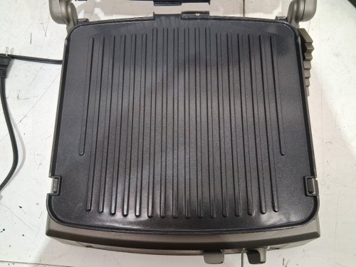 CUISINART GRIDDLER DELUXE 6-IN-1 ELECTRIC CONVERTIBLE GRILL - SILVER/BLACK - (MODEL: GR-150C) image 10