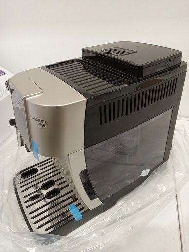 delonghi magnifica start automatic espresso and coffee machine with milk frother for latte, cappuccino - built in grinder - silver (model: ecam22022sb) image 7