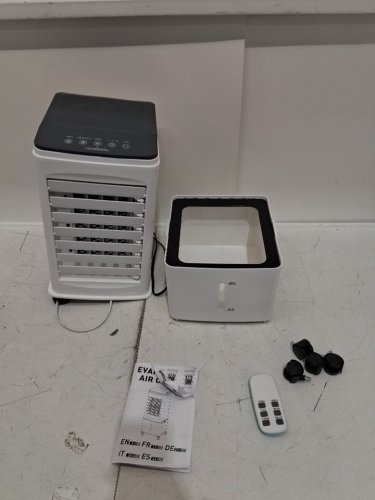 3-IN-1 PORTABLE 60° OSCILLATING AIR CONDITIONER/COOLER WITH REMOTE - 3 SPEEDS - 5.5L - WHITE(MODEL: BW-102YF) image 3