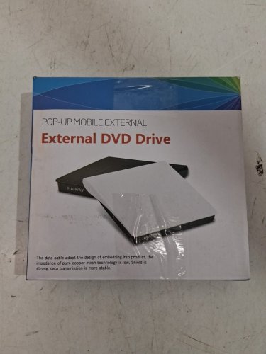 external cd dvd drive with usb/usb-c connection - black (model: lt802) image 4