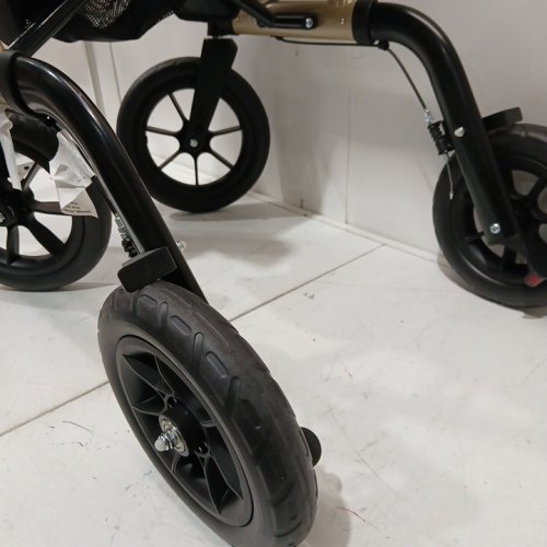MAXWALK ALL TERRAIN ROLLATOR WITH BACKREST - gold  (model: ‎MW2402) image 6