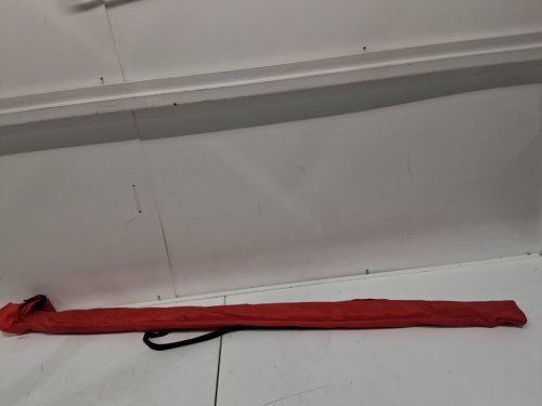 Water Grade level rod tool with sleeve - 16ft - white/black/red image 2