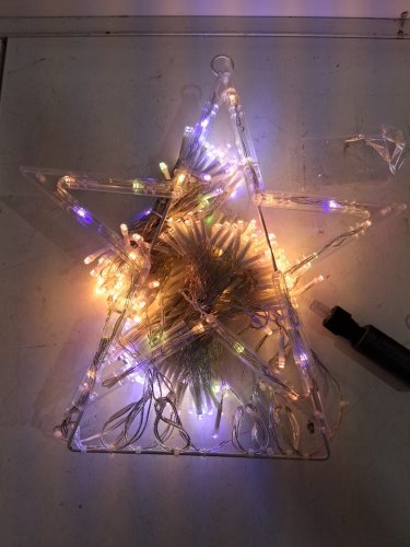 WATERFALL LED STAR LIGHTS WITH REMOTE - 11.8FT - 344 LED image 2
