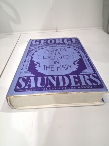 (hardcover) a swim in a pond in the rain a novel by george saunders image 3