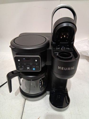 KEURIG K-DUO SINGLE SERVE & DRIP COFFEE MAKER - 12 CUP GLASS CARAFE - BLACK (model: K5600) image 3