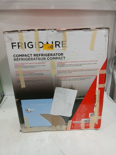FRIGIDAIRE RETRO STYLE compact MINI FRIDGE - 1.6CU.FT - BLUE (MODEL: EFR176-BLUE-6com) image 3