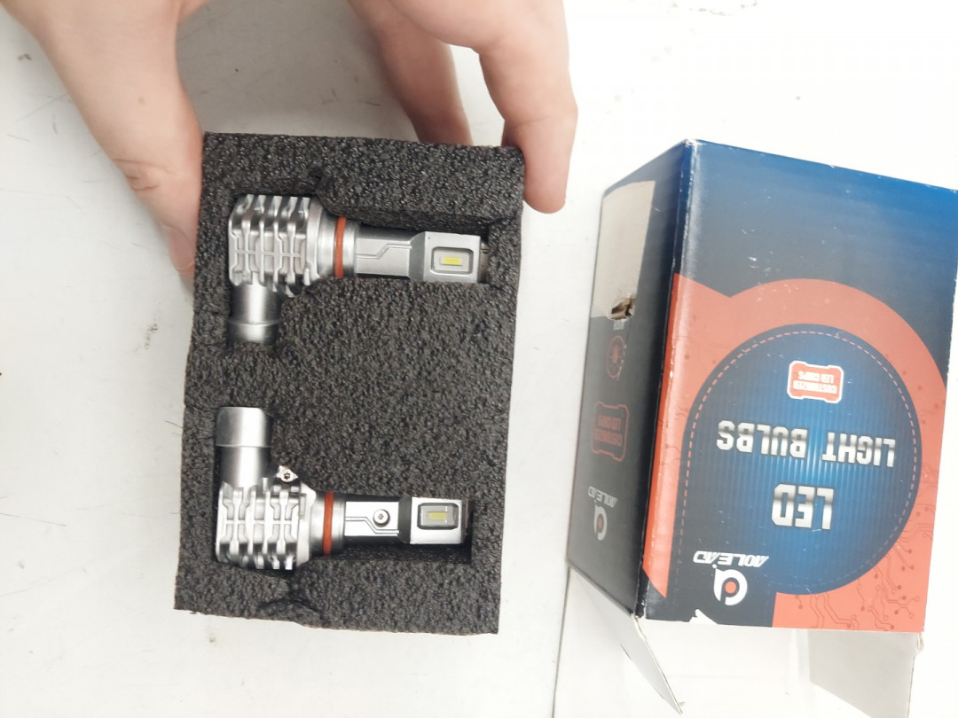 2PK AOLEAD H11/H8/H9 LED Headlight Bulbs - 6500K - 48000LM - 12V image 3