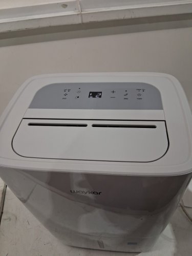 WAYKAR DIGITAL ENERGY STAR DEHUMIDIFIER - 5000SQ.FT COVERAGE - 1.4GAL TANK - WHITE (MODEL: JD025CE-80) image 12