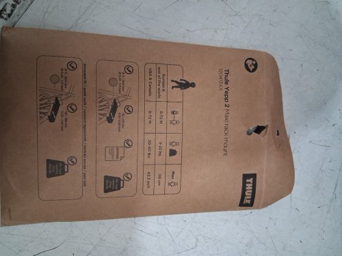kid's bobike go maxi frame rack mount bike seat - 9m-5yr - 40lb max - vanilla cupcake/ grey/black image 7