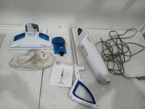 Bissell Powerfresh Steam Mop - White/Blue (MODEL: 1940B) image 3