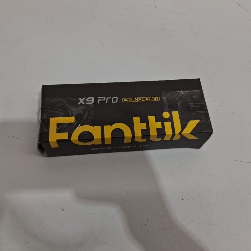 FANTTIK X9 PRO MINI BIKE TIRE PUMP WITH GUAGE - 3-150 PSI - 5000 MAH BATTERY - BLACK/YELLOW (MODEL: X9-PRO) image 2