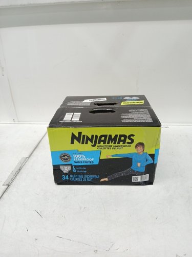 34PK NINJAMAS nighttime underwear - large/64-95lbs (model: 0317799) image 2