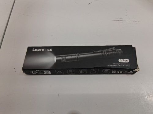 2pk Lepro LED Pen Flashlight - black (Model: 120023L-2) image 4