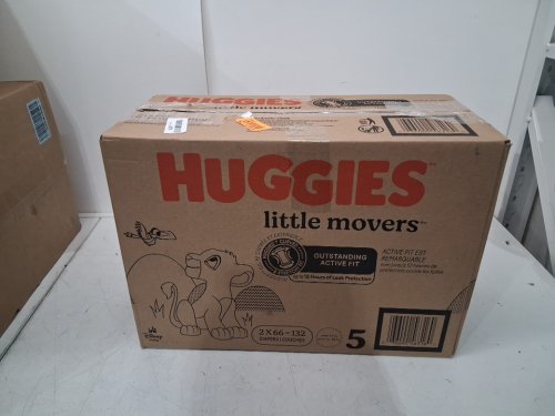 132PK HUGGIES LITTLE MOVERS DIAPERS - SIZE 5 (27+LBS) - DISNEY BABY LION KING (MODEL: 56316) image 2