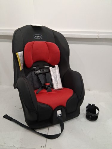 EVENFLO TRIBUTE JUPITER CONVERTIBLE KIDS CAR SEAT - RED/BLACK (MODEL: 38112278C) image 2