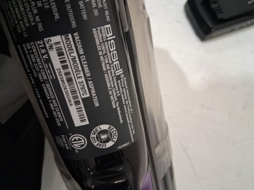 BISSELL POWERCLEAN XR PET - LIGHTWEIGHT CORDLESS VACUUM WITH REMOVABLE BATTERY - 40 MINUTE RUNTIME - DEEP CLEANING FUR BRUSH - 300w - purple (MODEL: 3797C) image 4