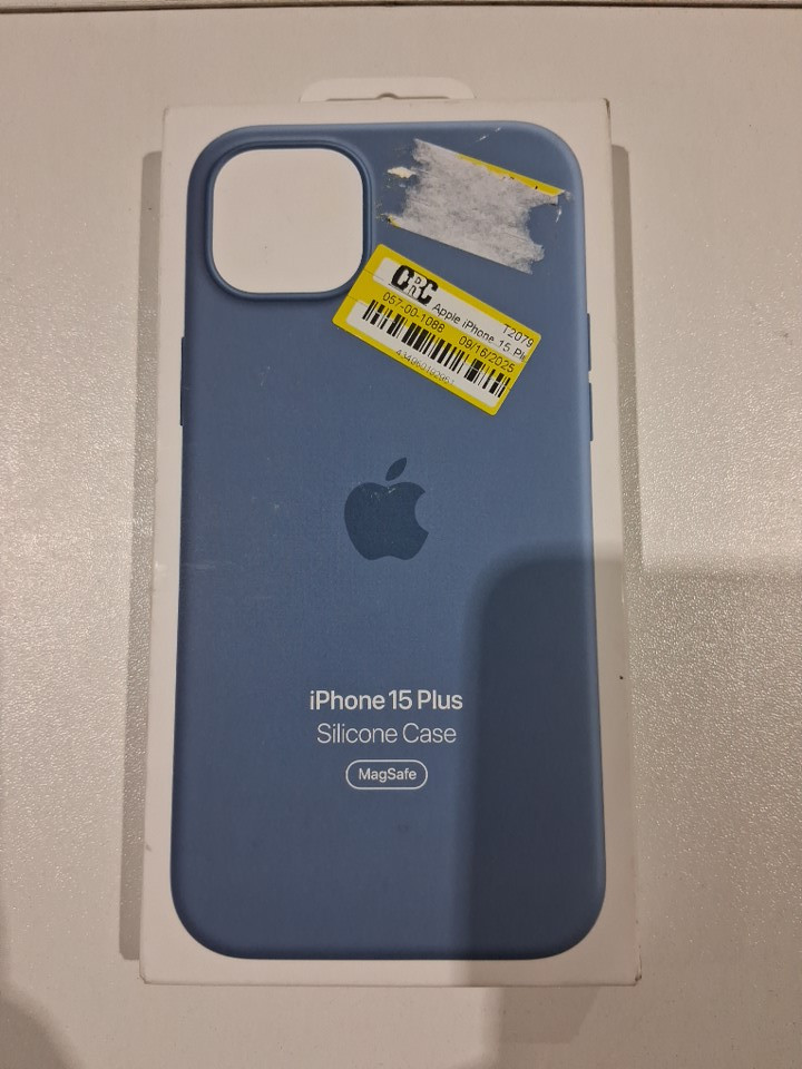 Apple Silicone MagSafe Case for iPhone 15 Plus - Winter Blue (model: A3124) image 2