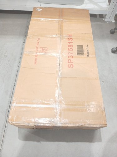 costway foldable treadmill with display - 1HP - 6.5MPH - black (model: sp37581sh) image 2