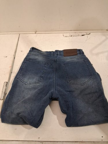 men's Altimate four pocket Straight Leg hip and knee aramid padded moto riding Jeans - 34 - blue image 3