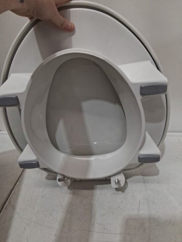 BEMIS independence assurance with clean shield, support arms and personal wash bidet - 3" raise - round - white (model: R85320H20 ARM) image 5