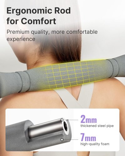 YOTTOY 4-in-1 Adjustable soft plate dumbbell & kettlebell set - 40lbs total - grey/white image 4