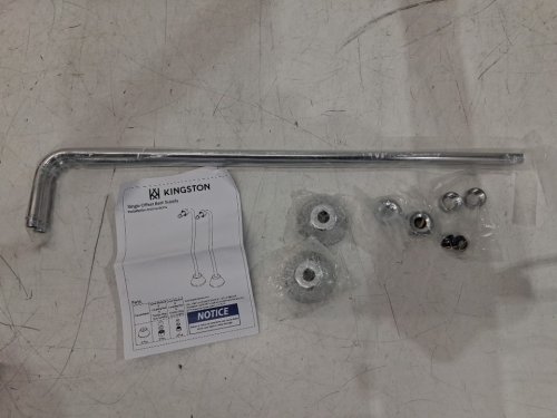 KINGSTON BRASS SINGLE OFFSET BATH SUPPLY LINES - 22" - POLISHED CHROME (MODEL:CC461) image 3