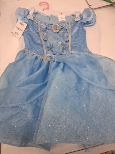 GIRL'S DISNEY PRINCESS CINDERELLA DRESS - 3T-4T - BLUE (STYLE: 162639-WCN) image 2